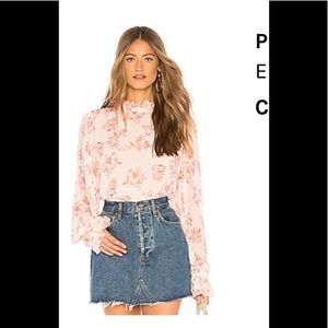 Endless Rose from Revolve Pink Floral Top size L